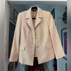 Vintage Kasper Petite Cream Jacket